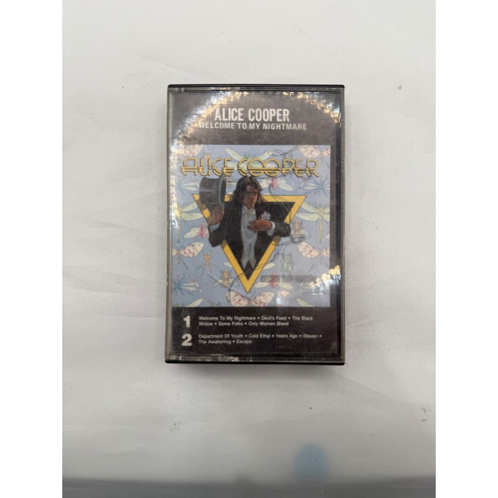 Alice Cooper Welcome to My Nightmare Cassette Tape Classic Rock‎ Music